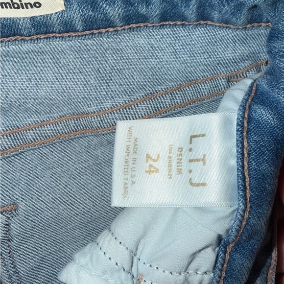 L.T.J Letter To Juliet Bambino Jeans Size 24 Light Wash Flare Stretch Denim - Picture 7 of 8